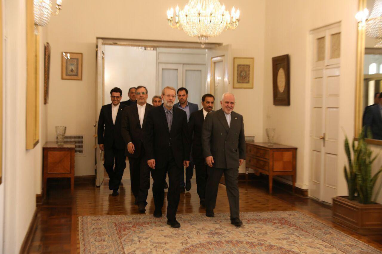 دیدار لاریجانی با ظریف