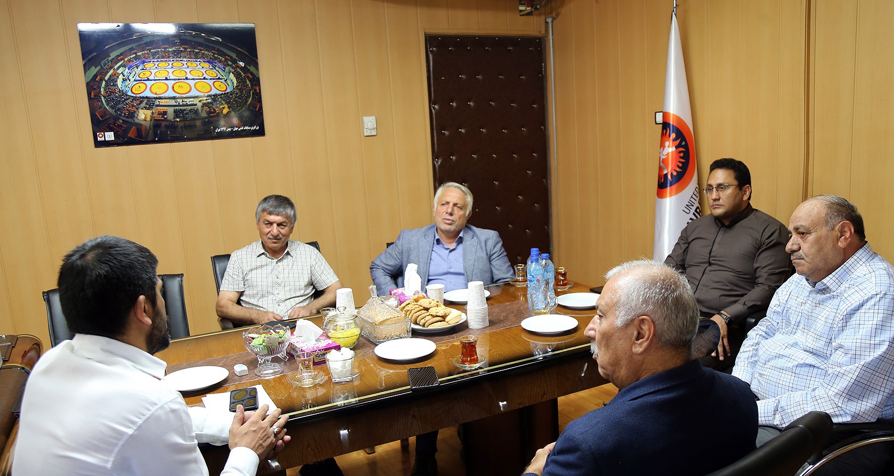دیدار روسای سه هیأت‌ کشتی با دبیر/ مصطفی جوکار مربی ارشد تیم ملی کشتی آزاد امید شد
