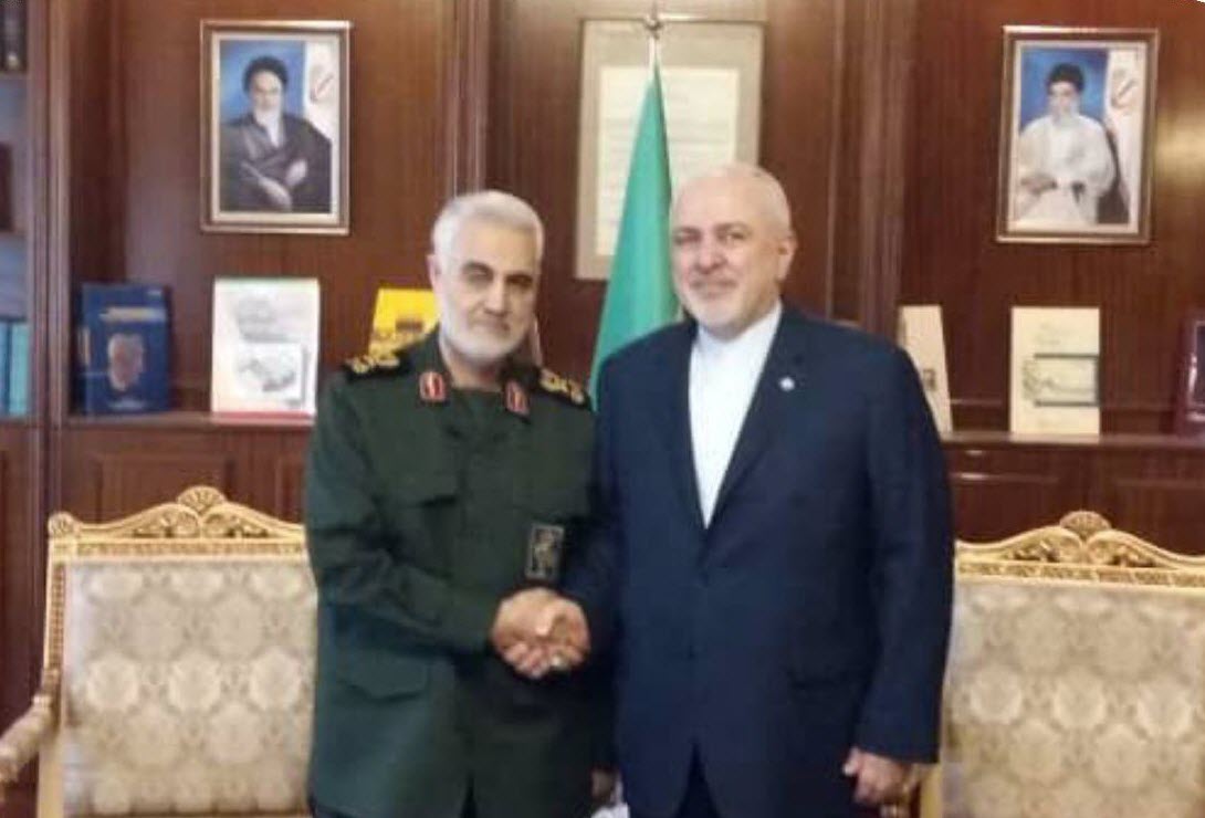 واکنش کاربران به دیدار سرلشکرسلیمانی با محمدجواد ظریف +تصاویر