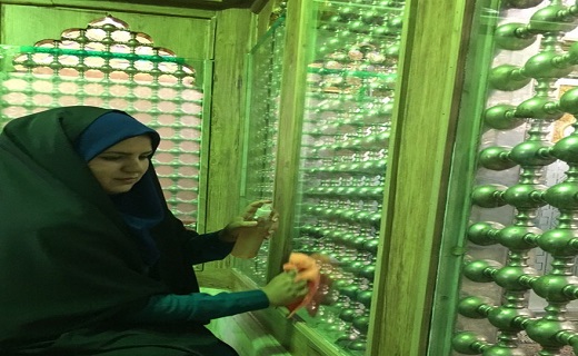 حضور خبرنگاران در مراسم غبار روبی آستان مقدس امامزاده جعفر (ع) +تصاویر