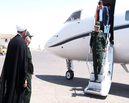 سرلشکر سلامی به استان کرمانشاه سفر کرد