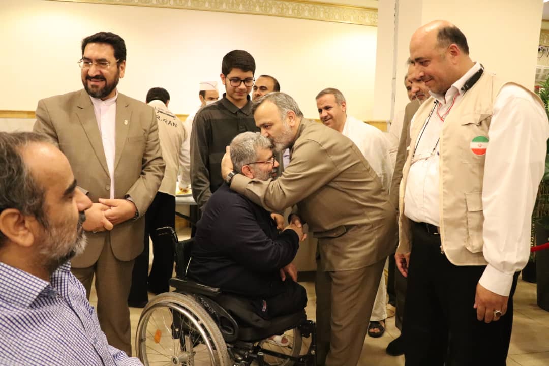 رئیس سازمان حج وزیارت و سرپرست حجاج ایرانی جانبازان در مکه مکرمه دیدار کردند