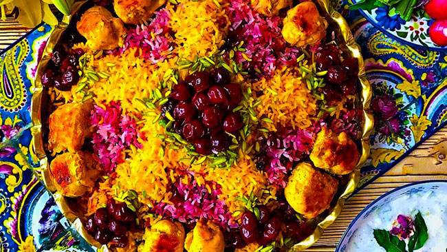 آلبالو پلو غذا&zwnj;ی خوشمزه تابستان + طرز تهیه