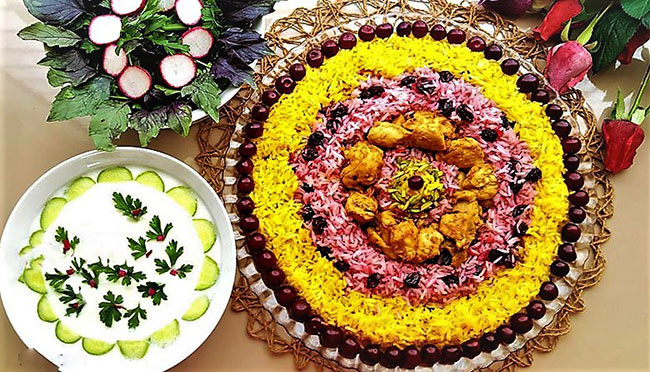 آلبالو پلو غذا&zwnj;ی خوشمزه تابستان + طرز تهیه
