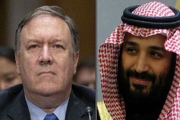گفت وگوی تلفنی وزیر خارجه آمریکا با بن سلمان درباره ایران
