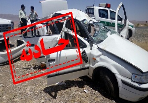 ۳ کشته در برخورد تیبا با تریلی