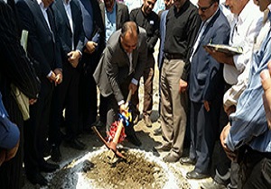 کلنگ زنی مجتمع خوابگاهی دانش آموزان در الیگودرز