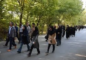 همایش پیاده روی درشهرستان هریس