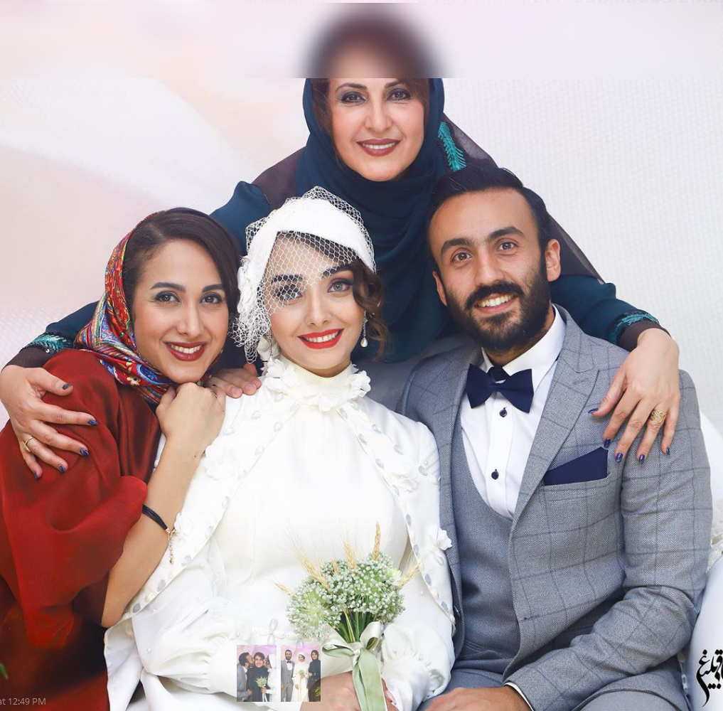 تصاویری از مراسم ازدواج پویا گنجی، پسر فاطمه گودرزی