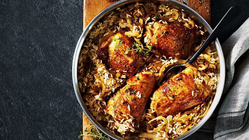 بریانی مرغ کویتی، غذای خوشمزه عربی + دستور تهیه