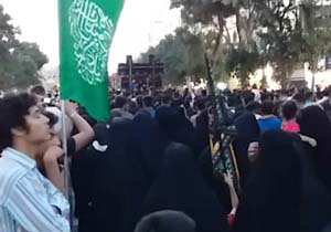 مراسم سوگواری شهادت امام محمد باقر(ع) در مشهد + فیلم