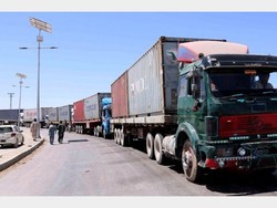 ترانزیت بیش از ۴۰ هزار تن کالا از مرز مهران