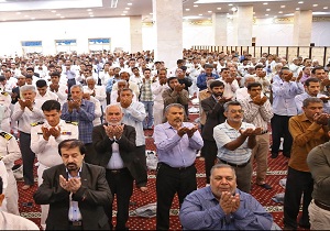 اقامه نماز عید قربان در مسجد جامع بندرعباس