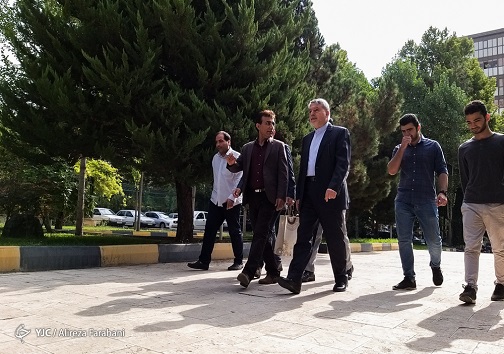 بازدید صالحی امیری از باشگاه خبرنگاران جوان