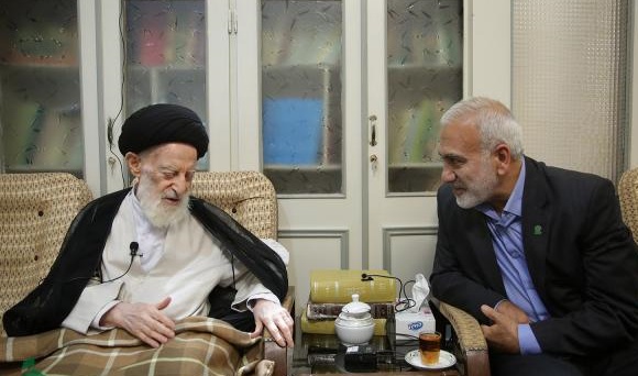 دیدار قائم مقام تولیت آستان قدس رضوی با آیت‌الله شبیری زنجانی