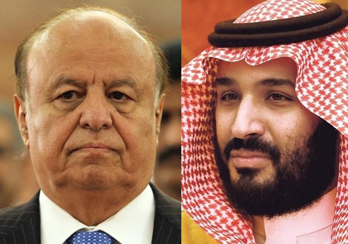 دیدار و گفت&zwnj;وگوی بن سلمان با منصور هادی
