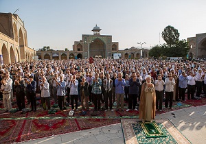 نماز عید بندگی در استان قزوین اقامه شد