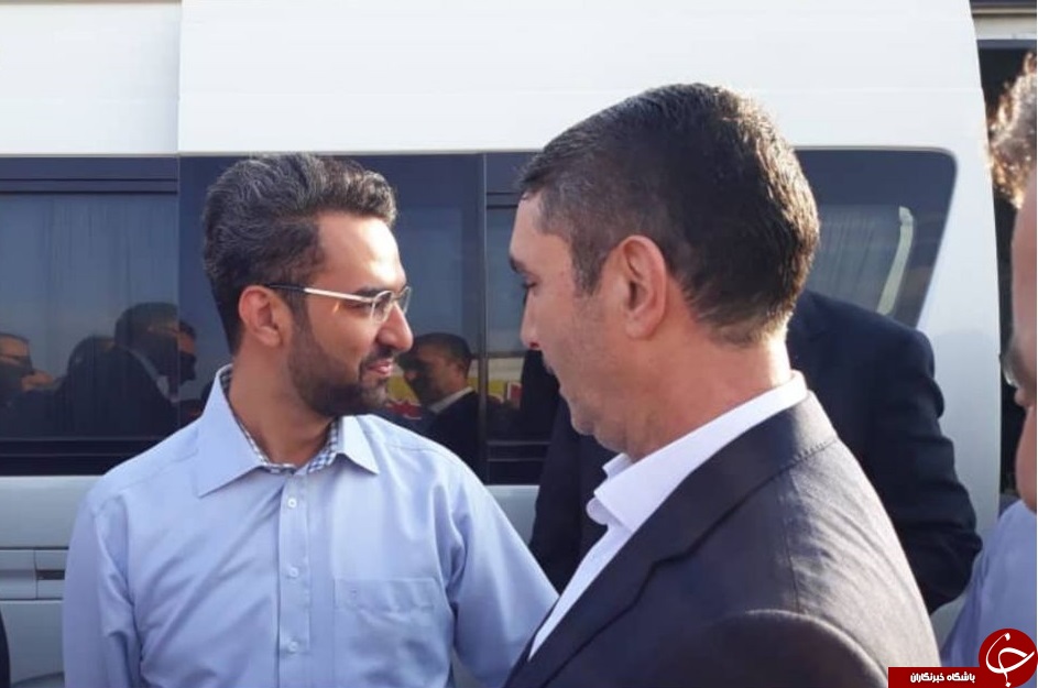وزیر ارتباطات وارد ساوه شد