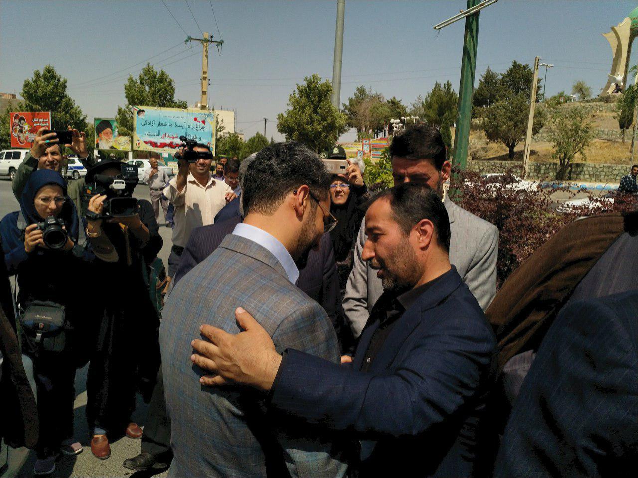 ورود وزیر ارتباطات و فن آوری اطلاعات به تفرش