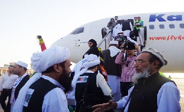 روند بازگشت حجاج افغانستان از روز جمعه آغاز می شود