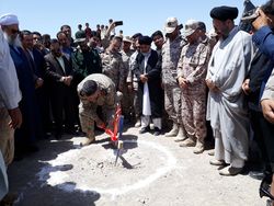 آغاز عملیات اجرایی طرح آبرسانی به هفت روستای مرزی بخش سنگان خواف