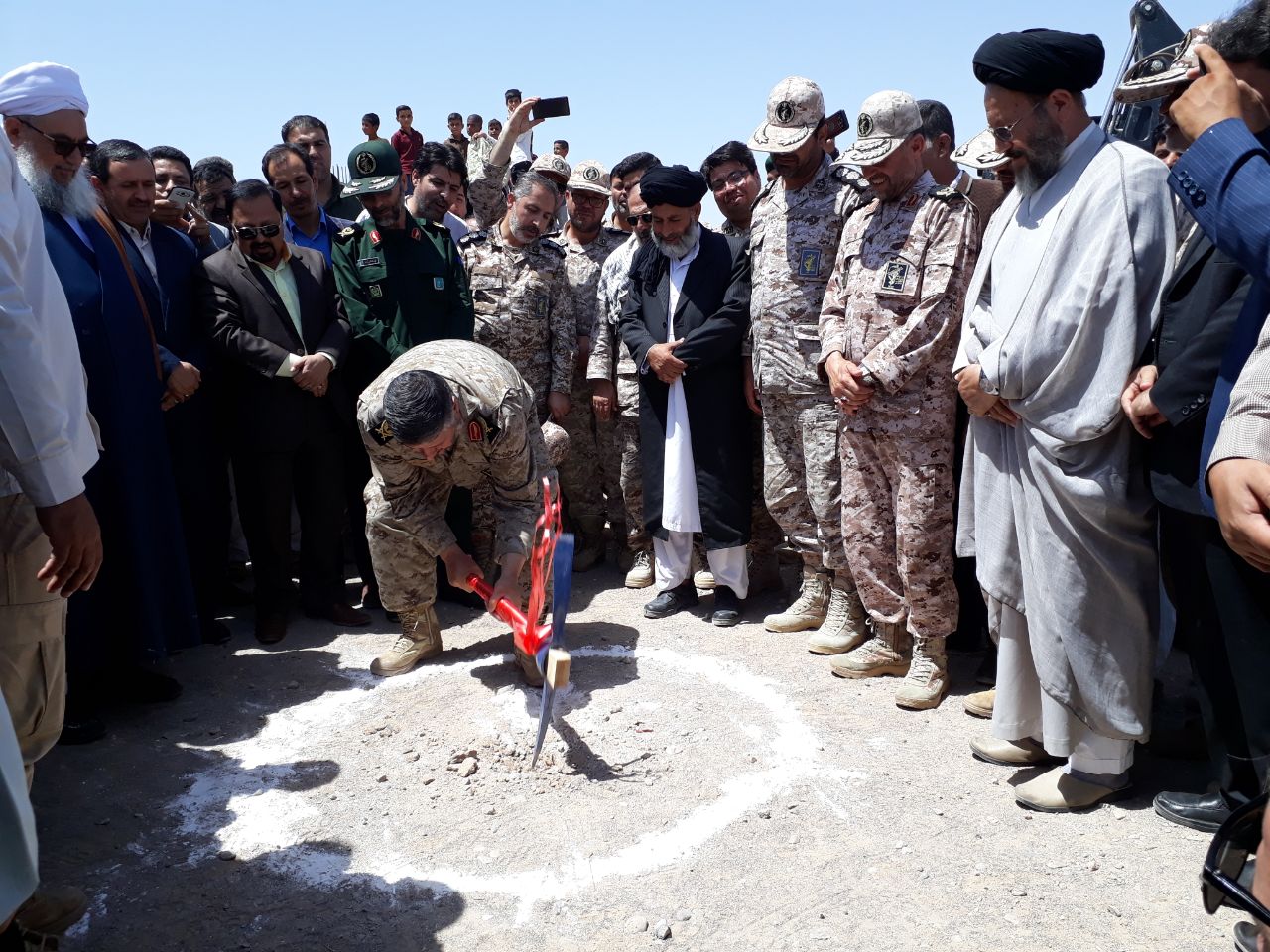آغاز عملیات اجرایی طرح آبرسانی به هفت روستای مرزی بخش سنگان خواف