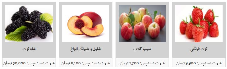 خرید انواع میوه دستچین در غرفه تره بار چقدر هزینه دارد؟ + قیمت