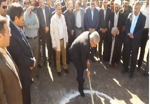 خط انتقال آب شهر طبس کلنگ زنی شد
