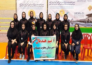 دختران بهبهانی نائب قهرمان مسابقات هندبال دانش آموزی کشوری شدند