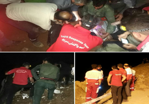 حادثه مرگبار ریزش جاده در سه هزار/واژگونی خودرو زائران عراقی /