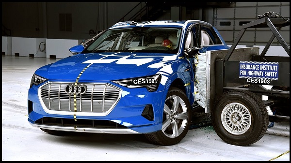 خودروی Audi's E-Tron ایمن&zwnj;ترین اتومبیل برقی جهان +تصاویر