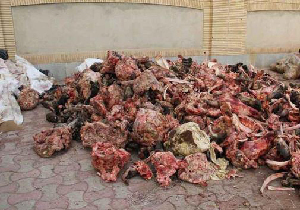 ضبط حدود ۴۰ کیلو گوشت فاسد در روز عید قربان در مهاباد