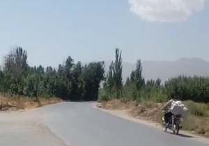 جاده خطرآفرین در روستای گراچقا + فیلم