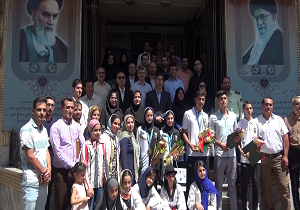 استقبال از تکواندوکاران طلایی استان قزوین