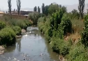 آلودگی ناشی از کانال فاضلاب روباز در روستای «گراچقا» + فیلم