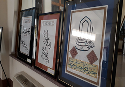 گشایش نمایشگاه خط ولایت در بافق