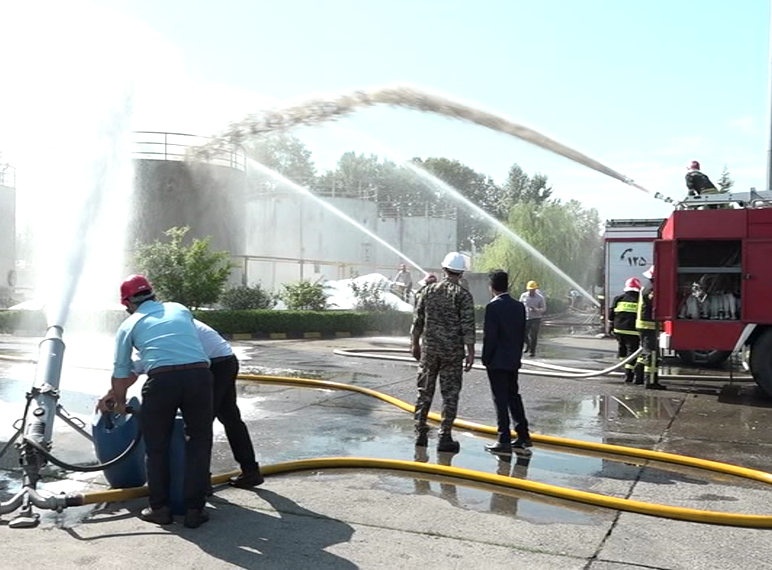 مانور واکنش در شرایط اضطراری در فرودگاه رشت برگزار شد