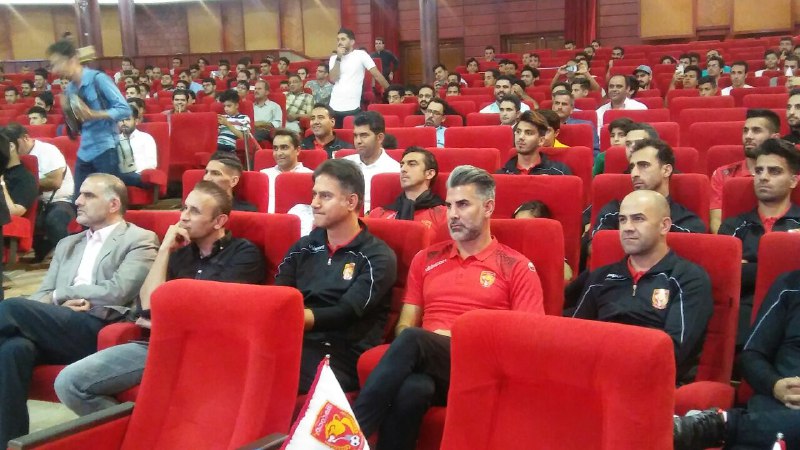 مراسم رونمایی از پیراهن بازیکنان تیم فوتبال شهرخودرو برگزار شد