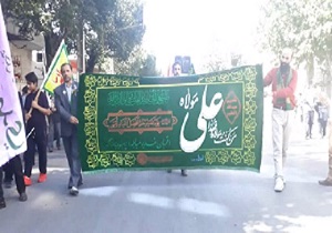 راهپیمایی باشکوه عید سعید غدیر خم در شهرضا + فیلم