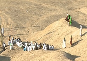 واقعه غدیر در بخش مرکزی قم بازسازی شد