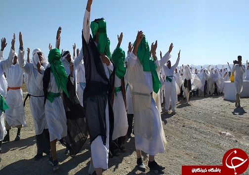 مشارکت بیش از ۶۰۰ نفر برای بازسازی واقعه غدیر در شوسف+ تصویر