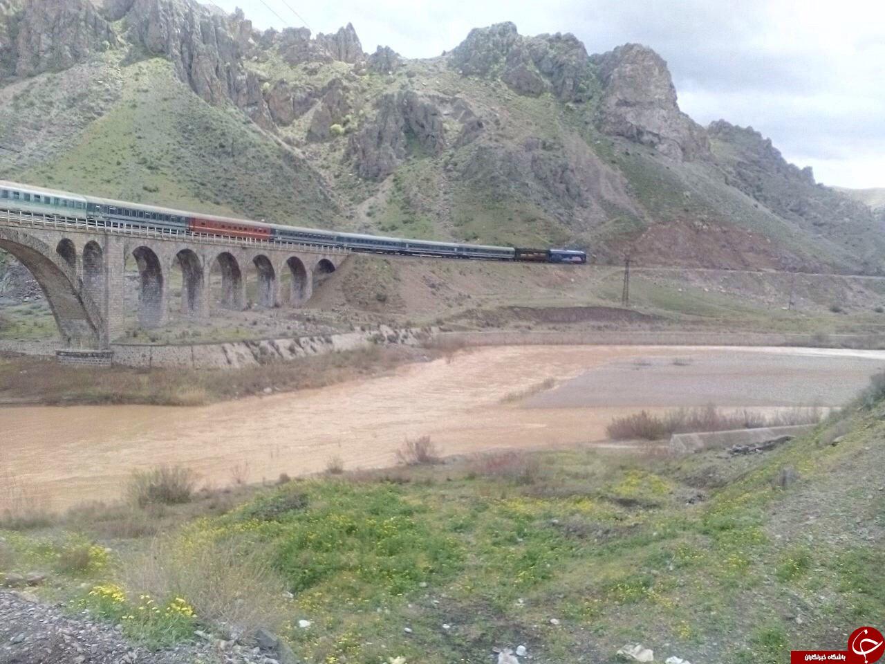 تصاویری از پل زیبای &laquo;قزل اوزن&raquo; در میانه
