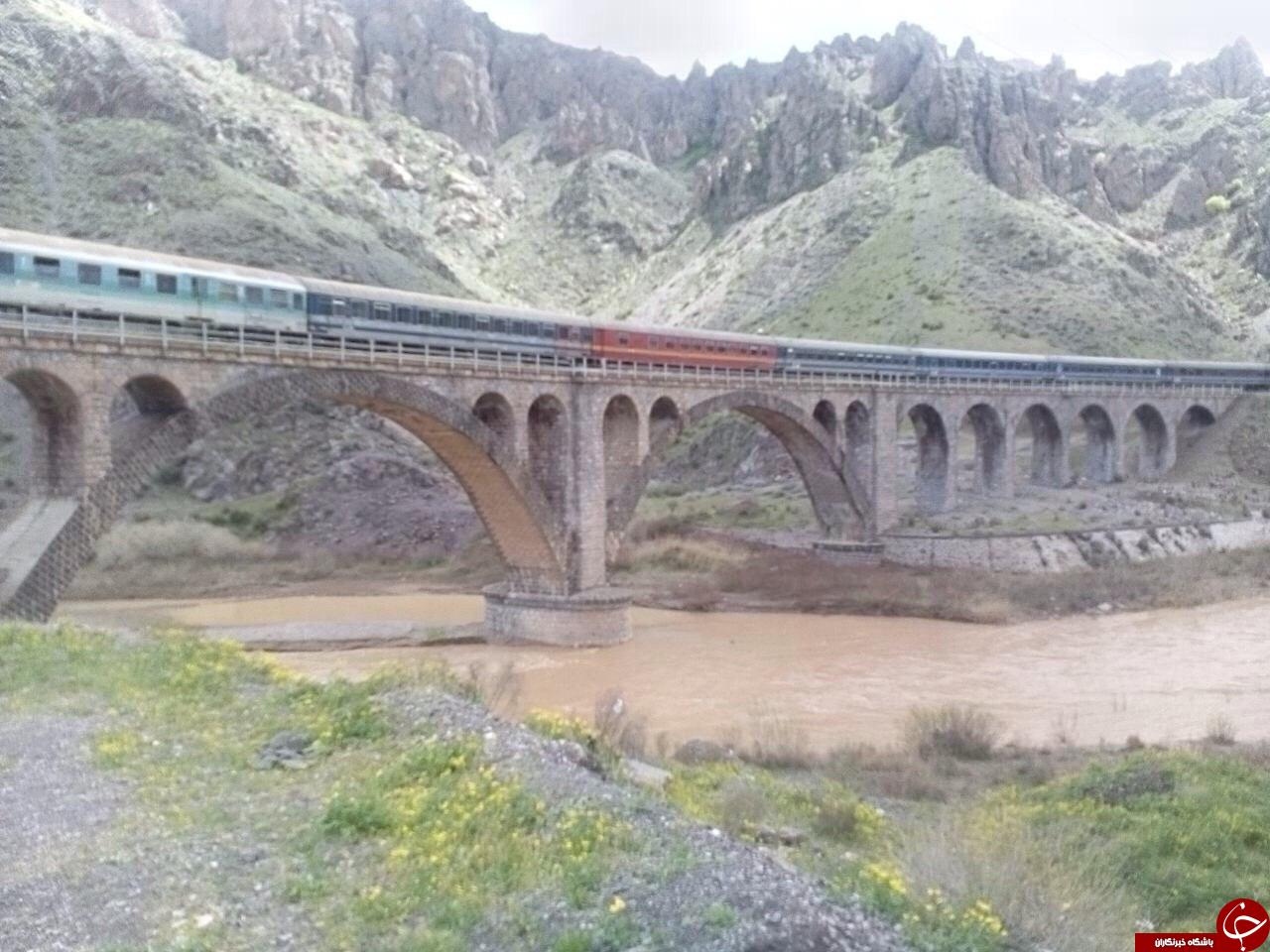 تصاویری از پل زیبای &laquo;قزل اوزن&raquo; در میانه