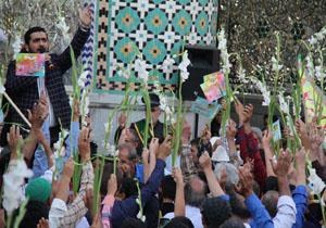 کاروان وارثان غدیر در آران و بیدگل + تصاویر