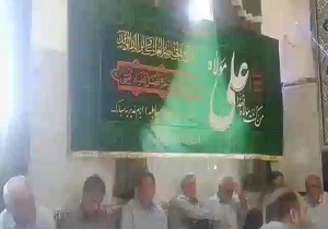مراسم عید غدیر در امامزاده اسماعیل بن موسی جعفر (ع) دامغان + فیلم