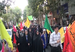 کاروان شادی عید غدیر در شهر الوند