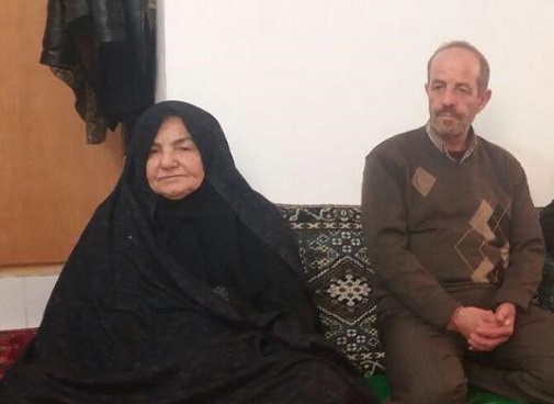 تشییع پیکر مادر شهیدان مظاهری در قورچی باشی خمین