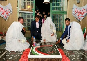 برگزاری مراسم ازدواج ۶ زوج جوان