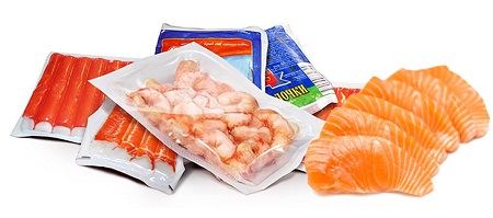 انواع ماهی و میگو منجمد بسته بندی + قیمت