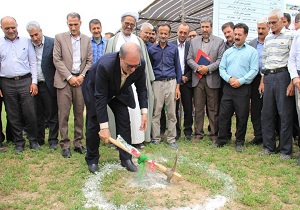 بهره برداری از سامانه نوین آبیاری تحت فشار مصطفی آباد